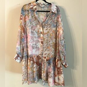 L’atiste by Amy Floral sheer dress